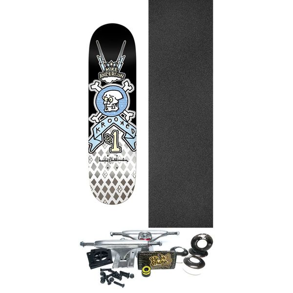 Krooked Skateboards Mike Anderson Redux Skateboard Deck - 8.38" x 32" - Complete Skateboard Bundle